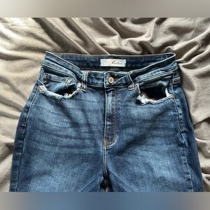 KanCan High-Rise Distressed Blue Skinny Denim Jeans